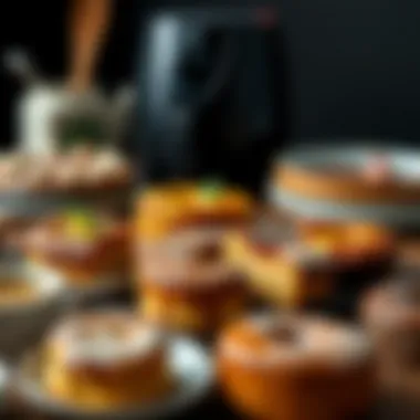 Variety of Airfryer Cakes Variety of cakes baked using airfryer
