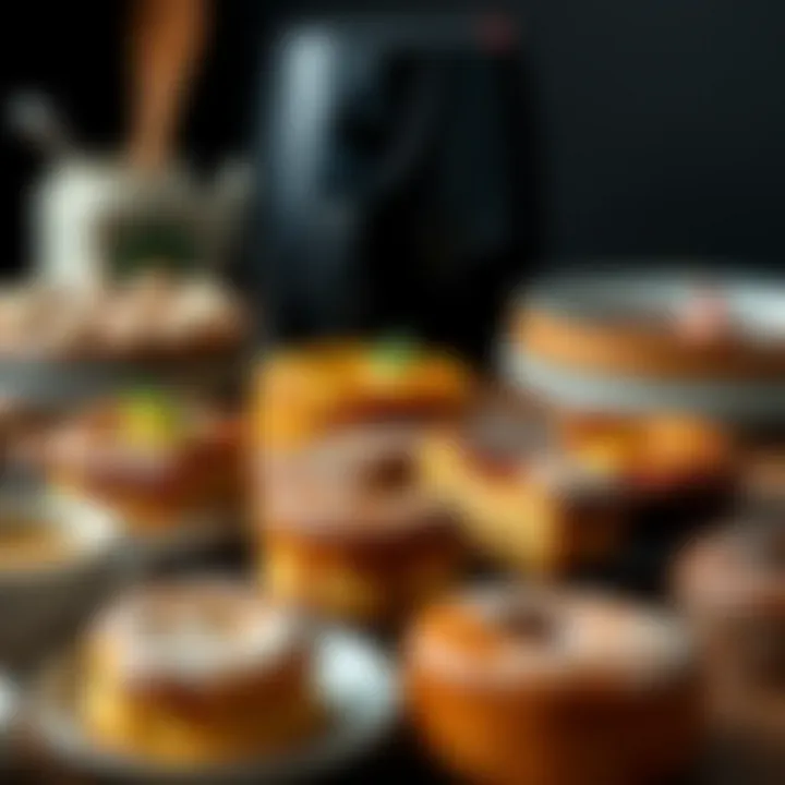 Variety of Airfryer Cakes Variety of cakes baked using airfryer
