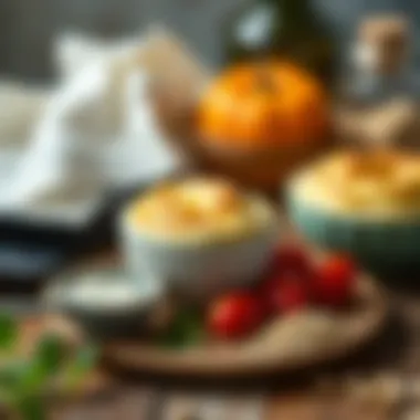 Essential Ingredients for Souffle Step-by-step ingredients for airfryer souffle