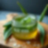 Nourishing aloe vera gel for skin hydration