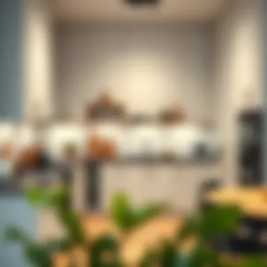 Innovative storage solutions in a built-in kitchen setting