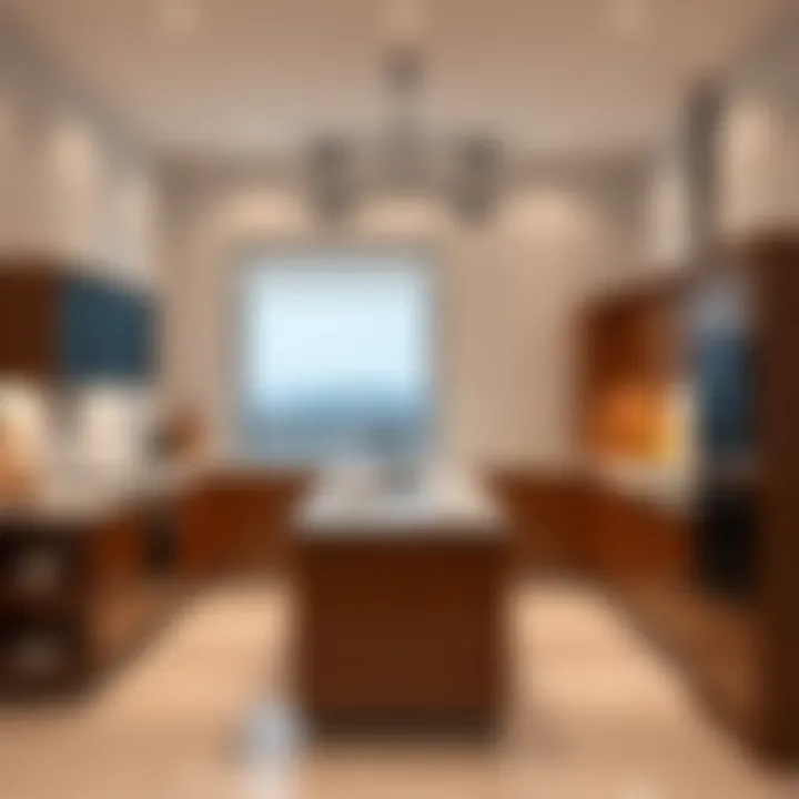 Luxurious kitchen showcasing seamless design and functionality