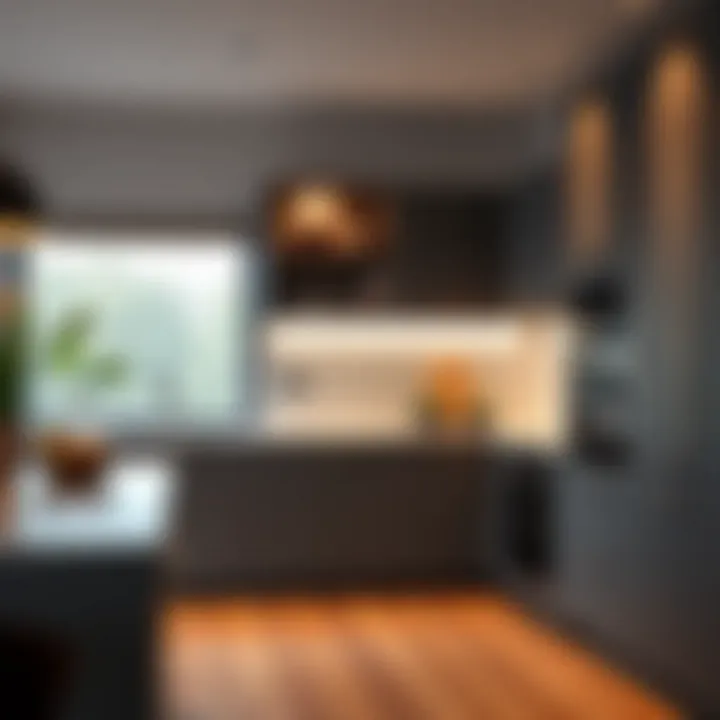 Stylish cabinetry integrated with contemporary kitchen technology