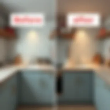 Before and after cleaning comparison of Arçelik sebil.