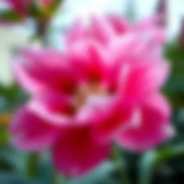 Close-up of Atatürk flower showcasing its unique petals