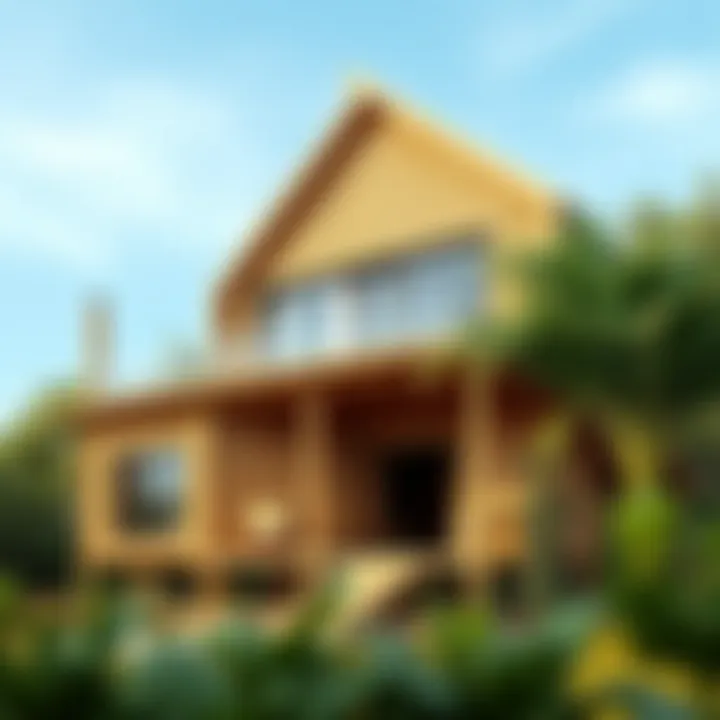 Modern Bamboo Architecture A stunning bamboo house showcasing modern architectural design