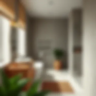 Sustainable bathroom materials highlighting eco-friendly choices