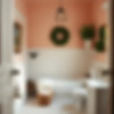 Cozy traditional bathroom with vintage decor elements