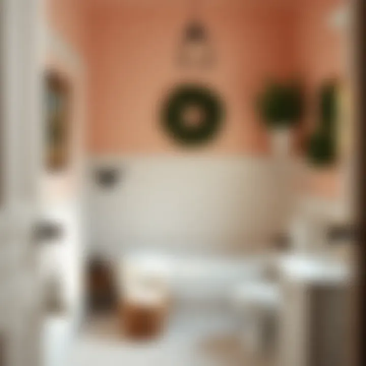 Cozy traditional bathroom with vintage decor elements