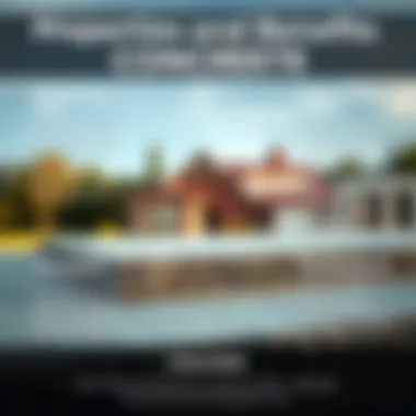 Infographic detailing the properties and advantages of concrete