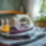 Effective method to eliminate white iron marks on fabric