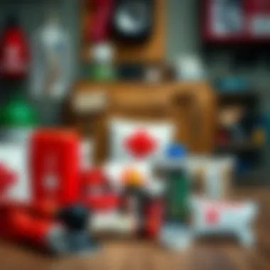 Essential items in an emergency kit