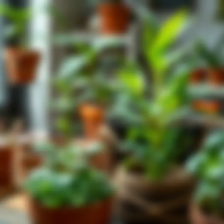 Comparison of healthy vs. overwatered plants