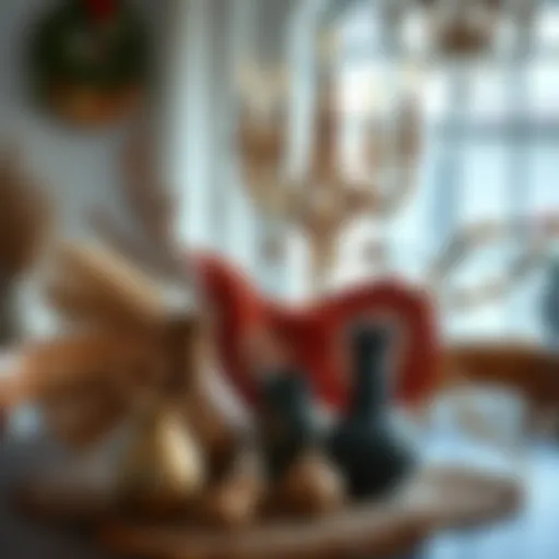 Elegant decorative arrangement showcasing traditional craftsmanship