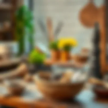 Creative workspace for bowl crafting