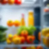 Optimal refrigerator temperature setting for food preservation