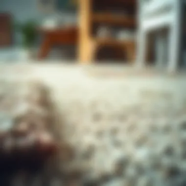 Different carpet styles and textures displayed