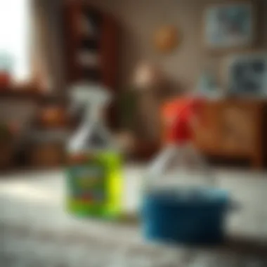 Chemical solutions for carpet cleaning