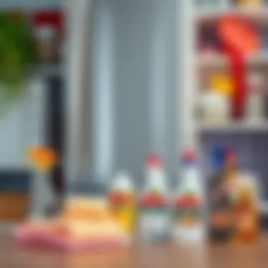 Essential Cleaning Supplies for Your Gray Refrigerator Cleaning supplies for refrigerator maintenance