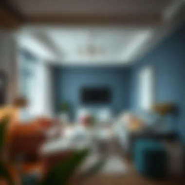 Color theory examples for interior design