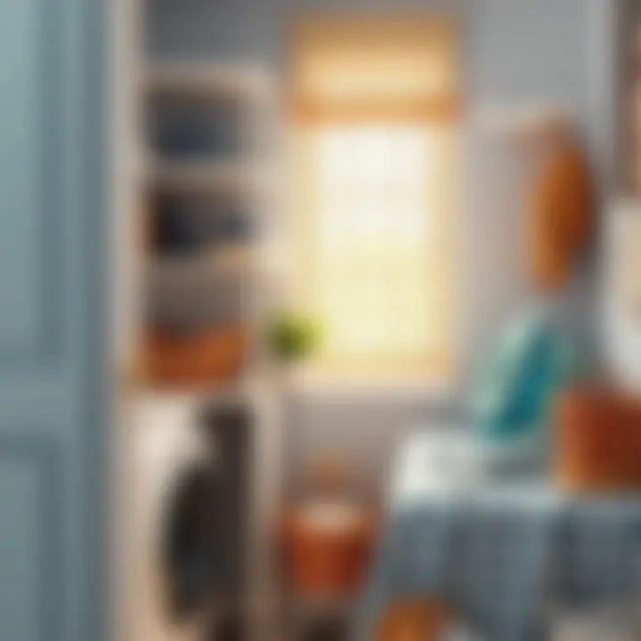 Innovative Storage Ideas for Ironing Organized ironing space with creative storage solutions