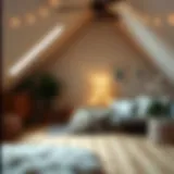 Cozy attic space with a minimalist design