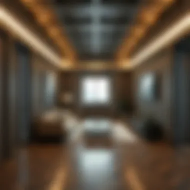 Interior view of a steel room designed for earthquake safety