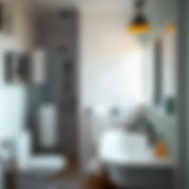 Innovative DIY project for transforming a traditional bathroom into a stylish and functional space.