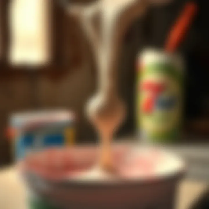 Close-up of Paint Pouring Close-up of paint pouring into a bucket