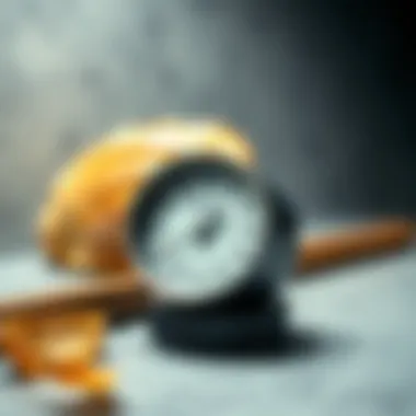 Temperature gauge for baking bread