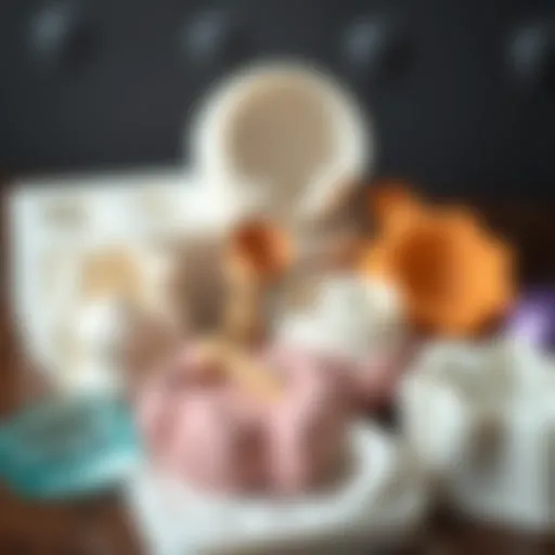 Epoxy resin molds showcasing various shapes