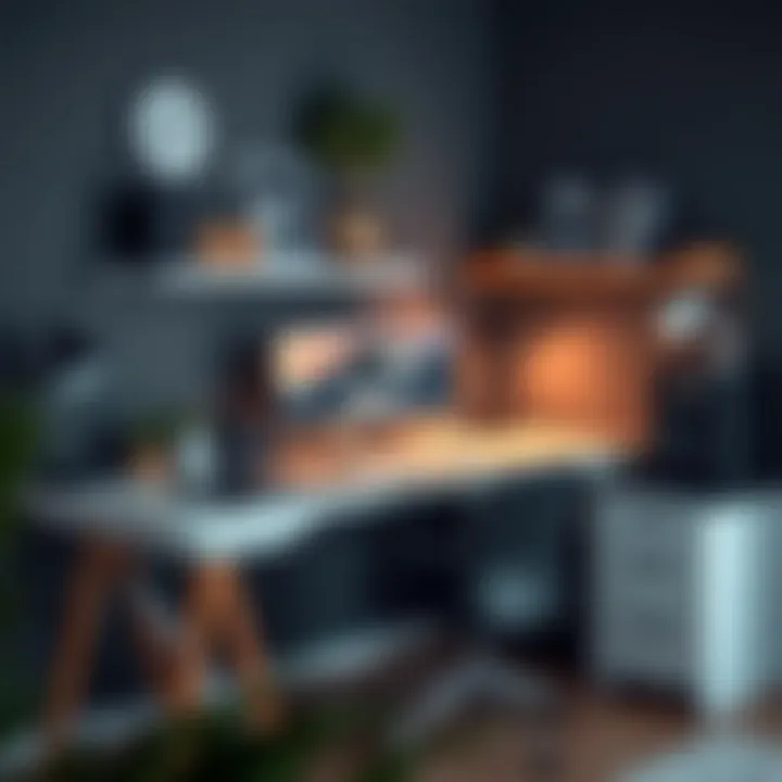 Ergonomic workspace setup