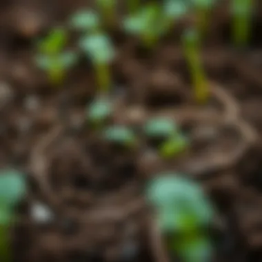 Healthy soil for seed germination