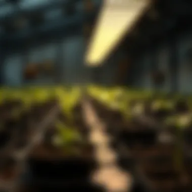 Optimal light conditions for seedlings