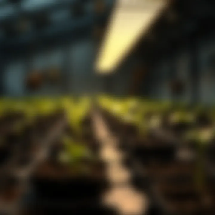 Optimal light conditions for seedlings