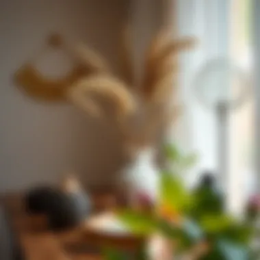 Decorative elements for a cozy home atmosphere