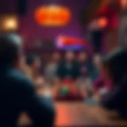 Engaging group game setup with vibrant colors