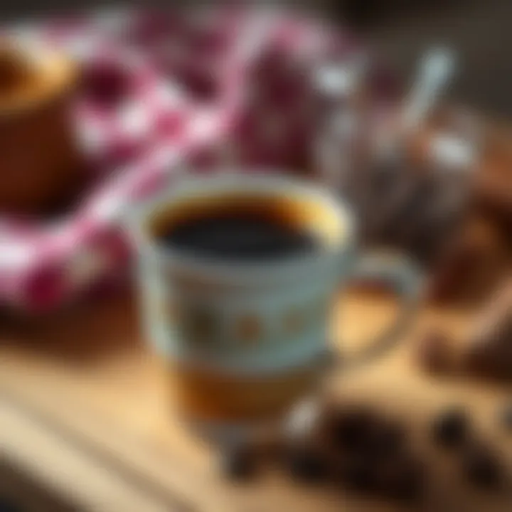 Rich Espresso Experience A beautifully crafted espresso cup filled with rich espresso