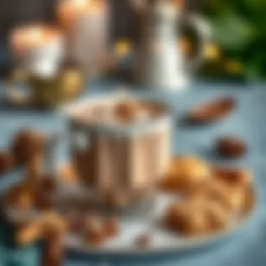 Luxurious Hot Chocolate Presentation Rich and creamy hot chocolate served in an elegant mug