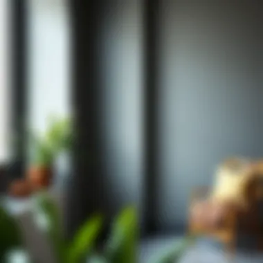 Finished wall with a stunning oil paint finish