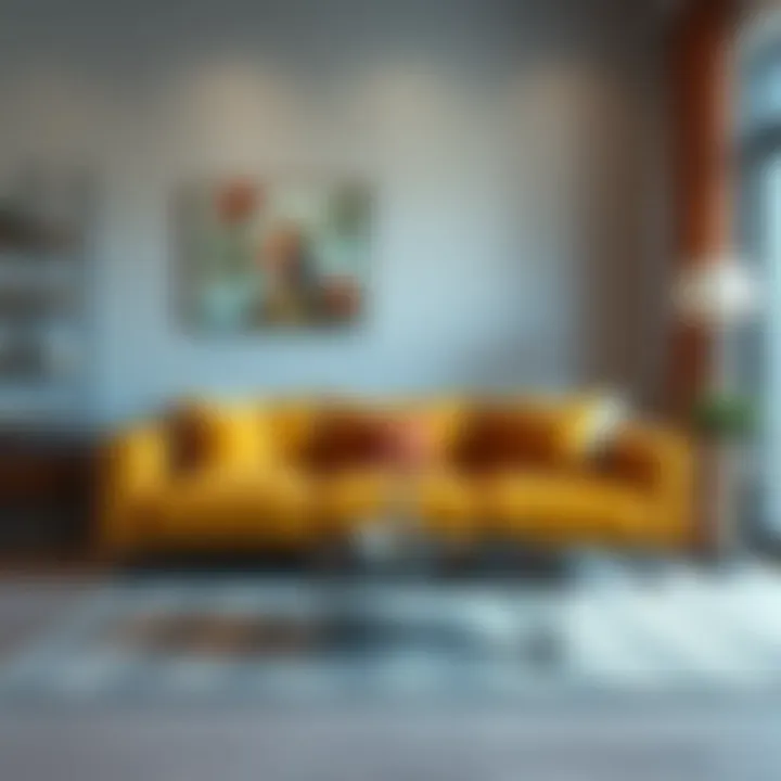 Functional and aesthetic small sofa design