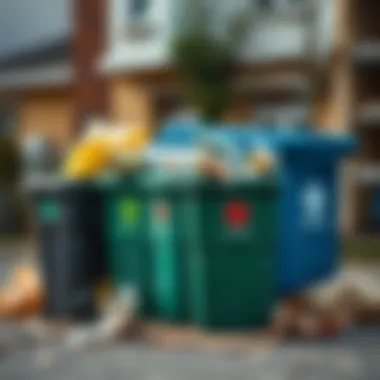 A visual depicting sustainable waste management solutions