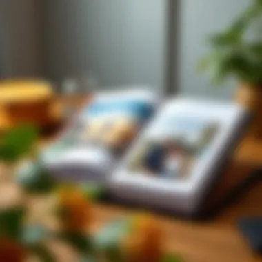 Customized photo album filled with memories