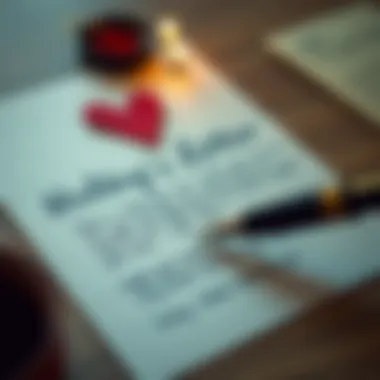 Personalized handwritten letter on fine stationery