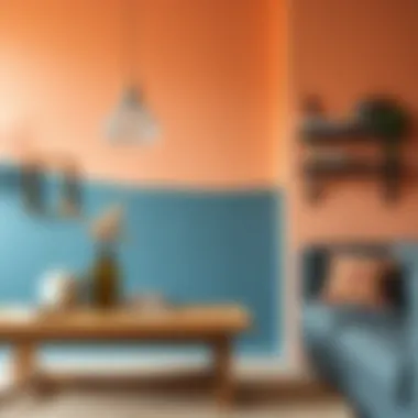 Color palette for lake cabinet painting