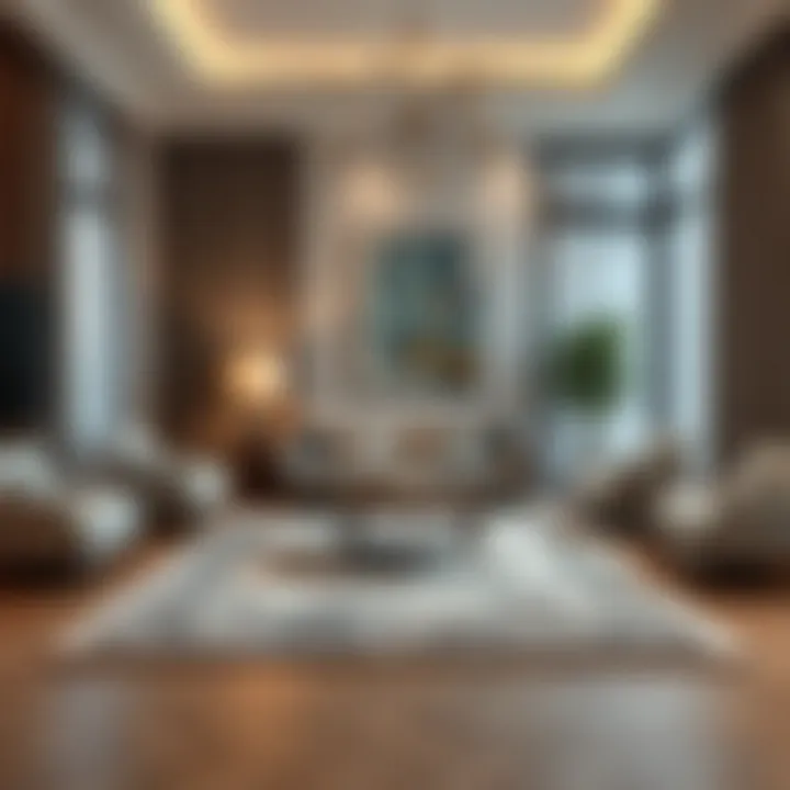 Choosing the Right Rug for Your Living Space Elegant living room with a large area rug