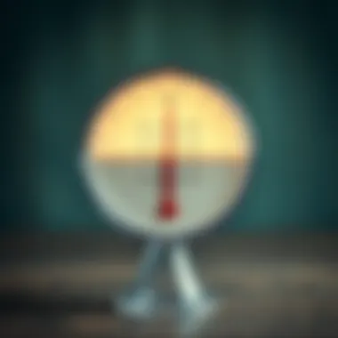 Ideal Fermentation Temperature A thermometer showing the ideal temperature for yogurt fermentation