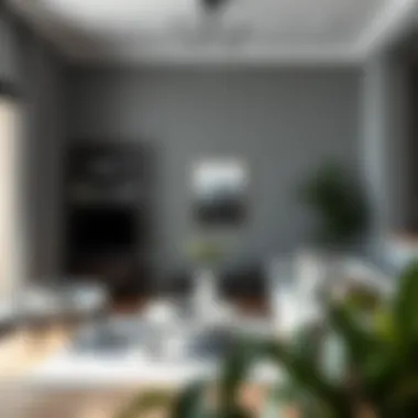 Sophisticated gray interior showcasing various shades