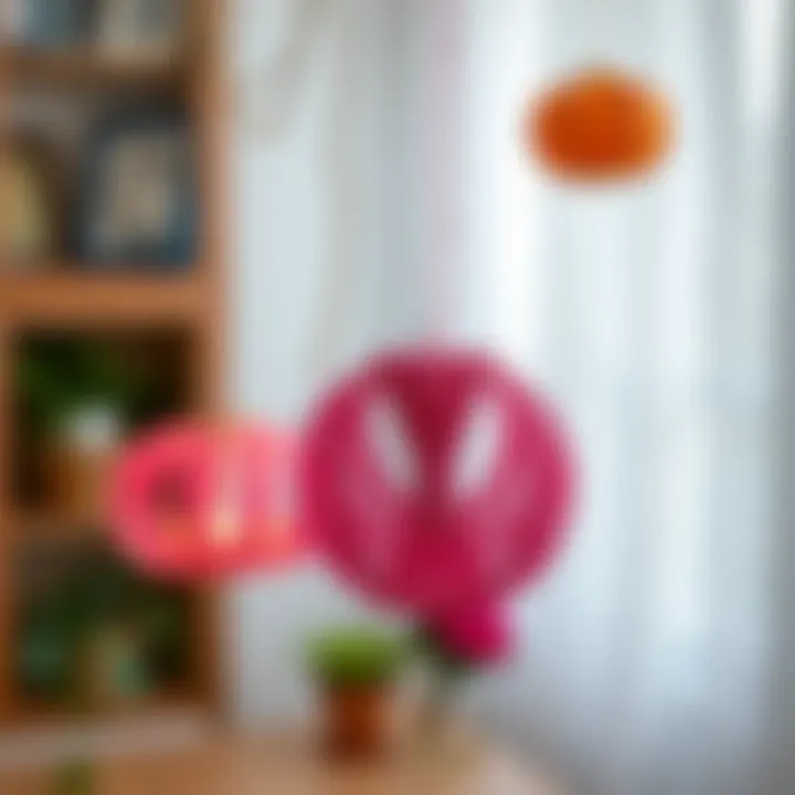 Vibrant home decorations using paper twine