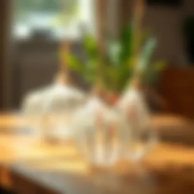 Decorative items made from paper strings